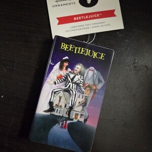Hallmark Beetlejuice Holiday Ornament - Black, White, Purple